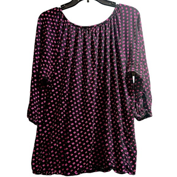 Michael Kors Blouse Elastic Cuff in sleeves and hem size 2X - Picture 2 of 3